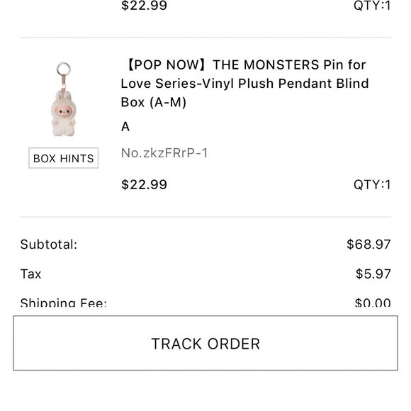 Labubu Pin for Love - A ! - Picture 8 of 8